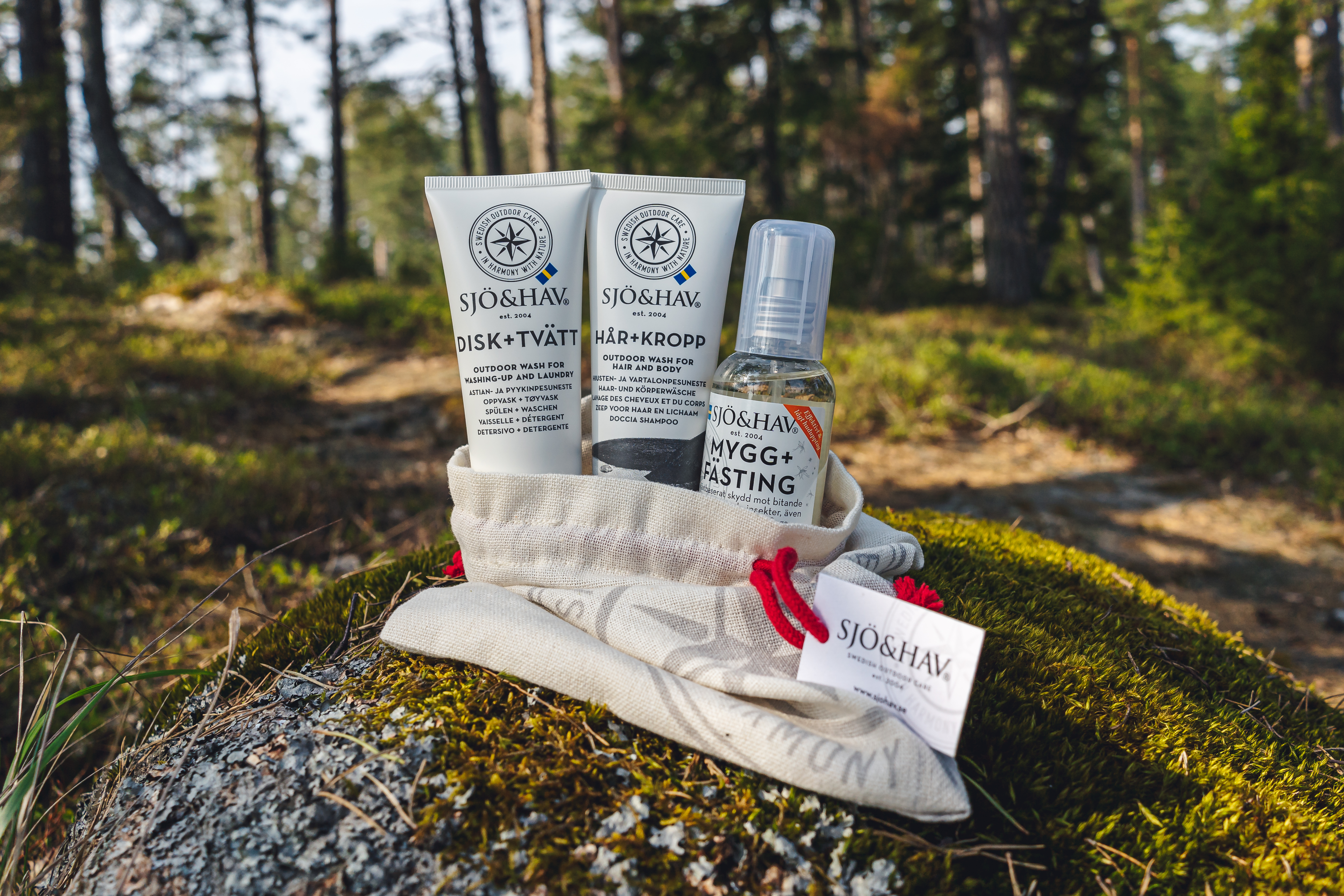 Sjö&Hav Wildnis‑Set / Outdoor‑Set 1 (je 1x SH1101+7+8, inkl. Packb.)