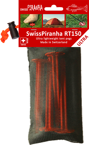 Swiss Piranha Zeltheringe RT150 (4er-Set im Säckli)