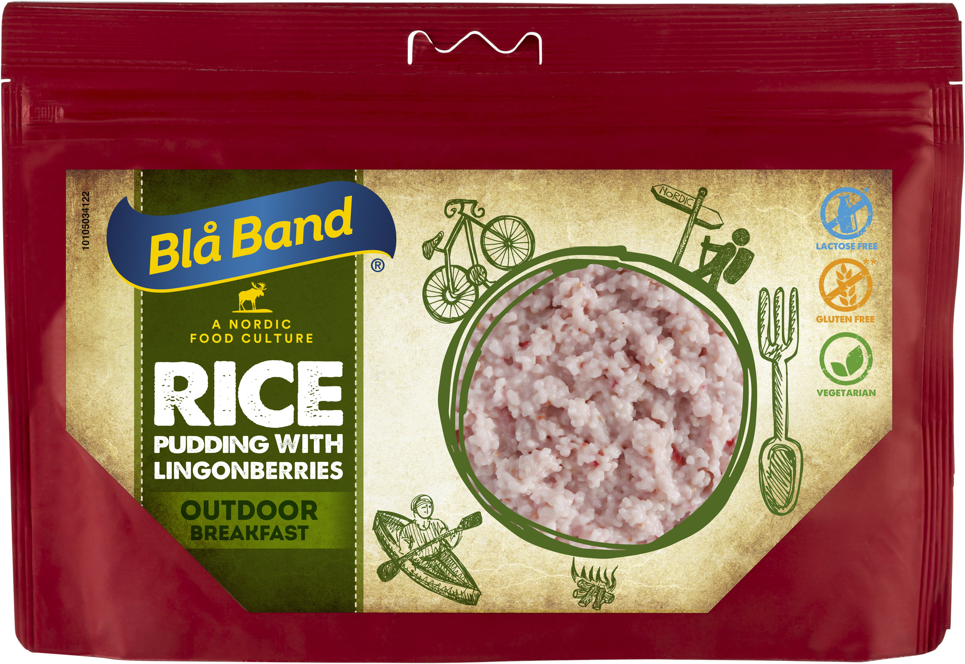 Blå Band Milchreis mit Preiselbeeren