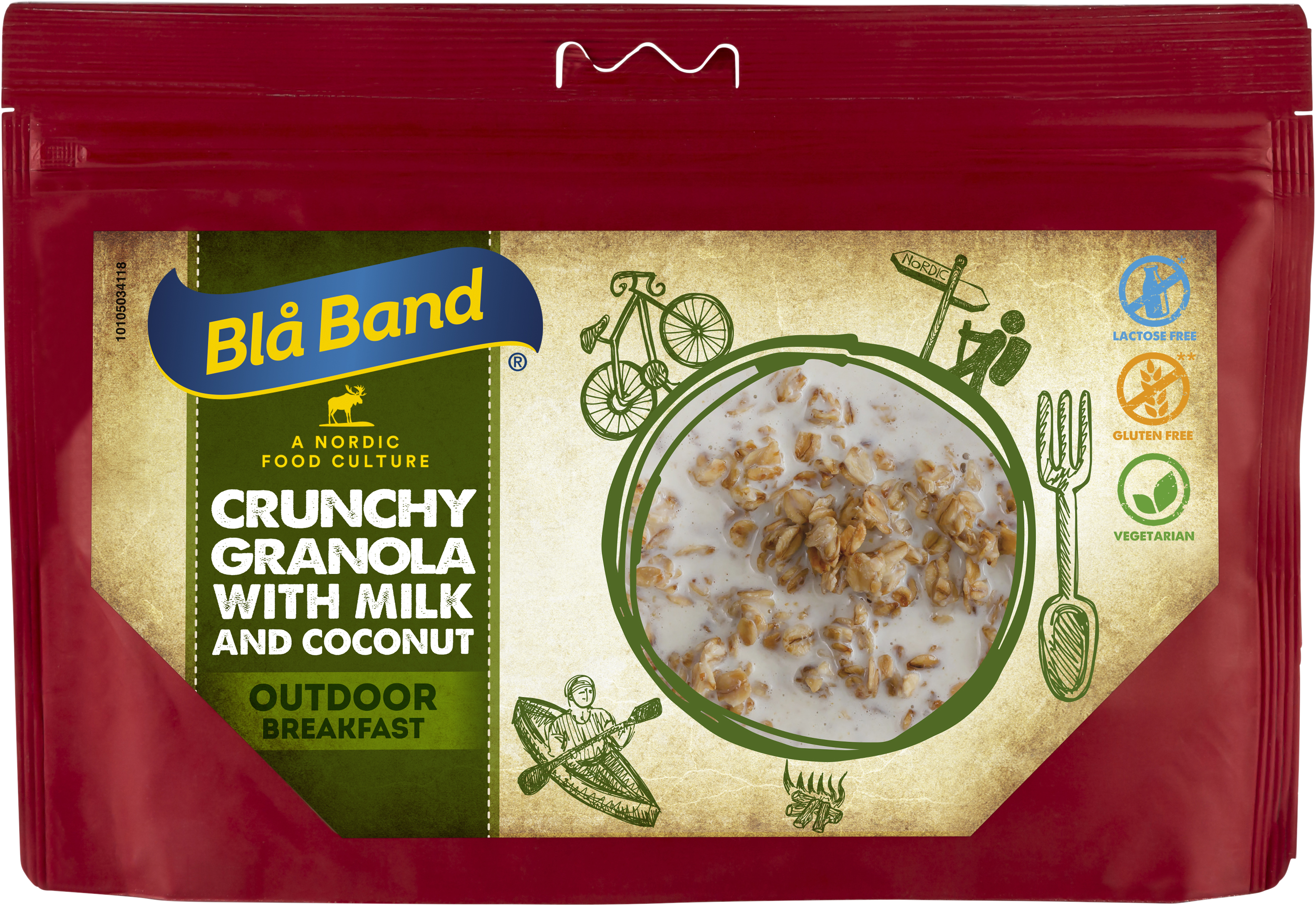 Blå Band Knuspriges Müsli mit Milch und Kokosnuss