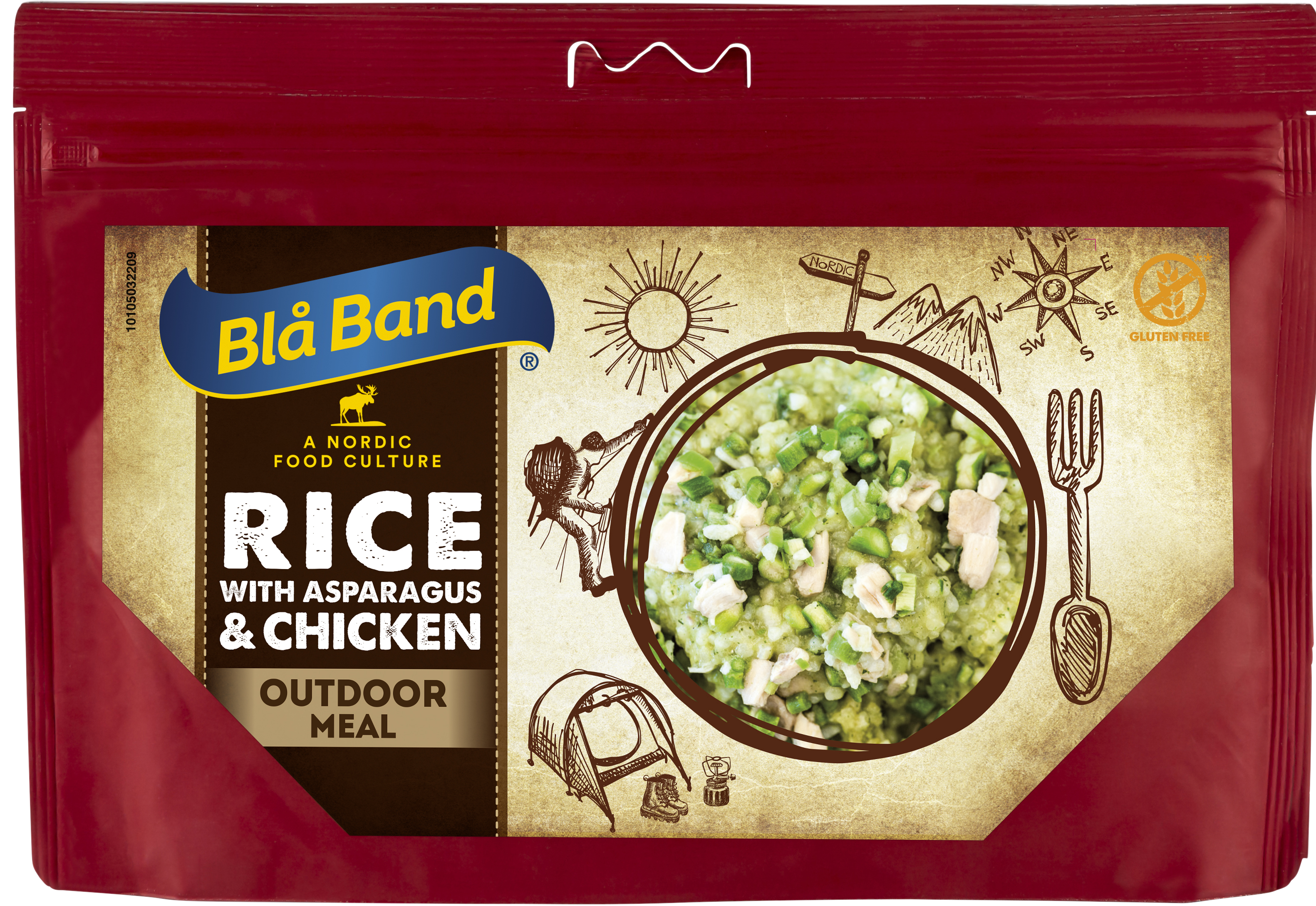 Blå Band Reis mit Spargel & Hühnchen
