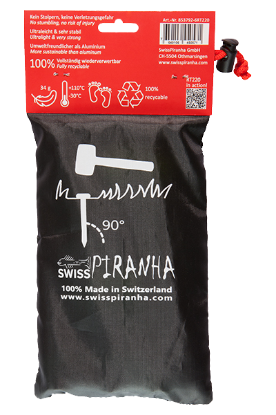 Swiss Piranha Zeltheringe RT220 (6er-Set im Säckli)