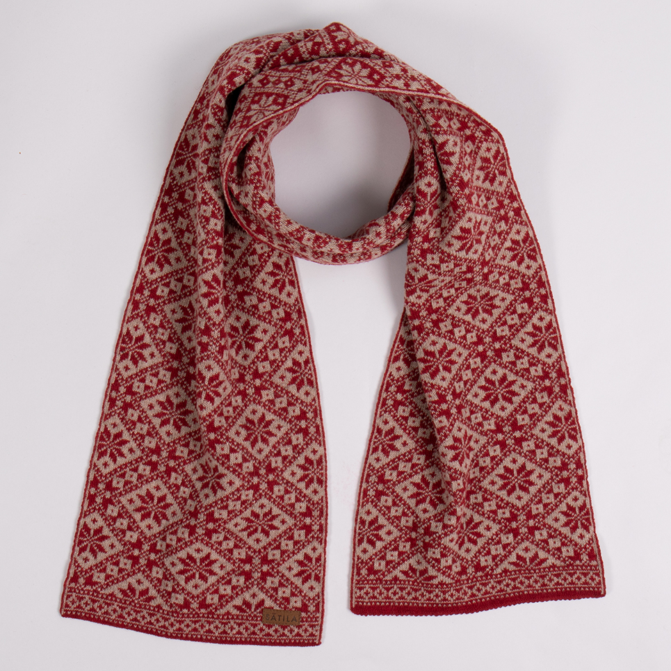 Sätila Grace Scarf dark red OS