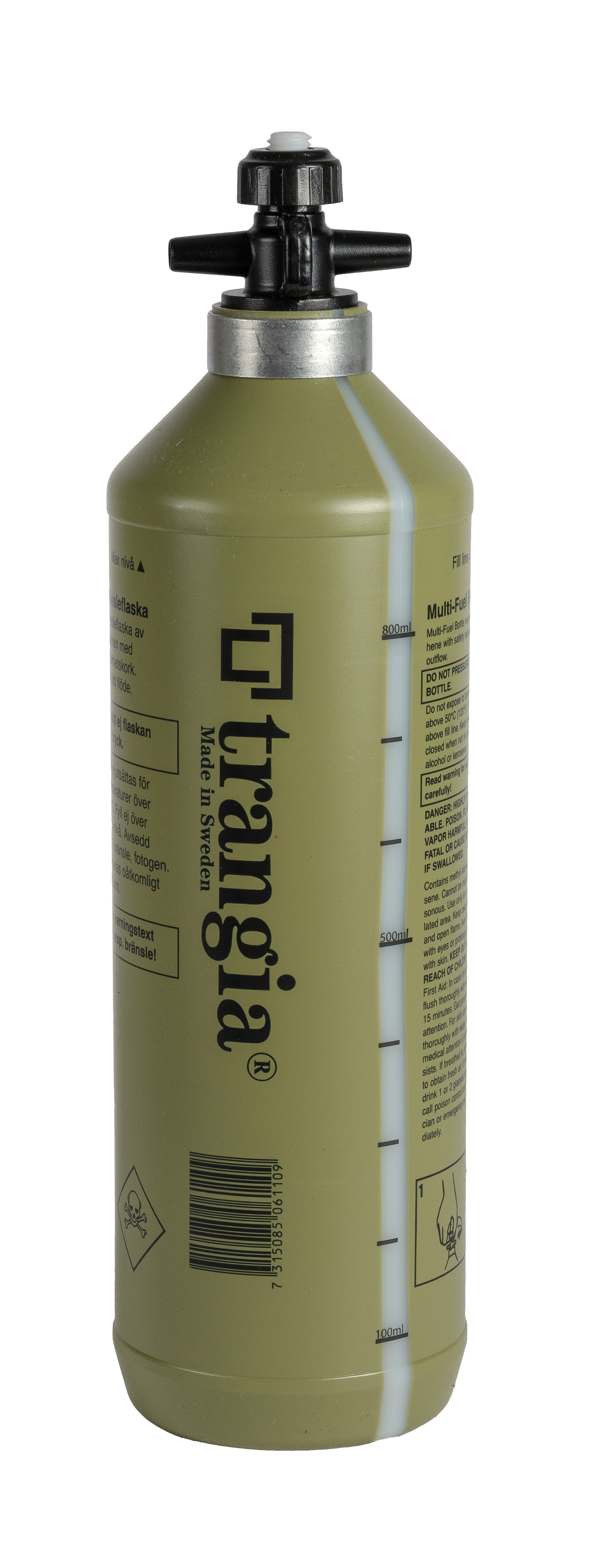 TR Sicherheitsflasche olive  1,0 l