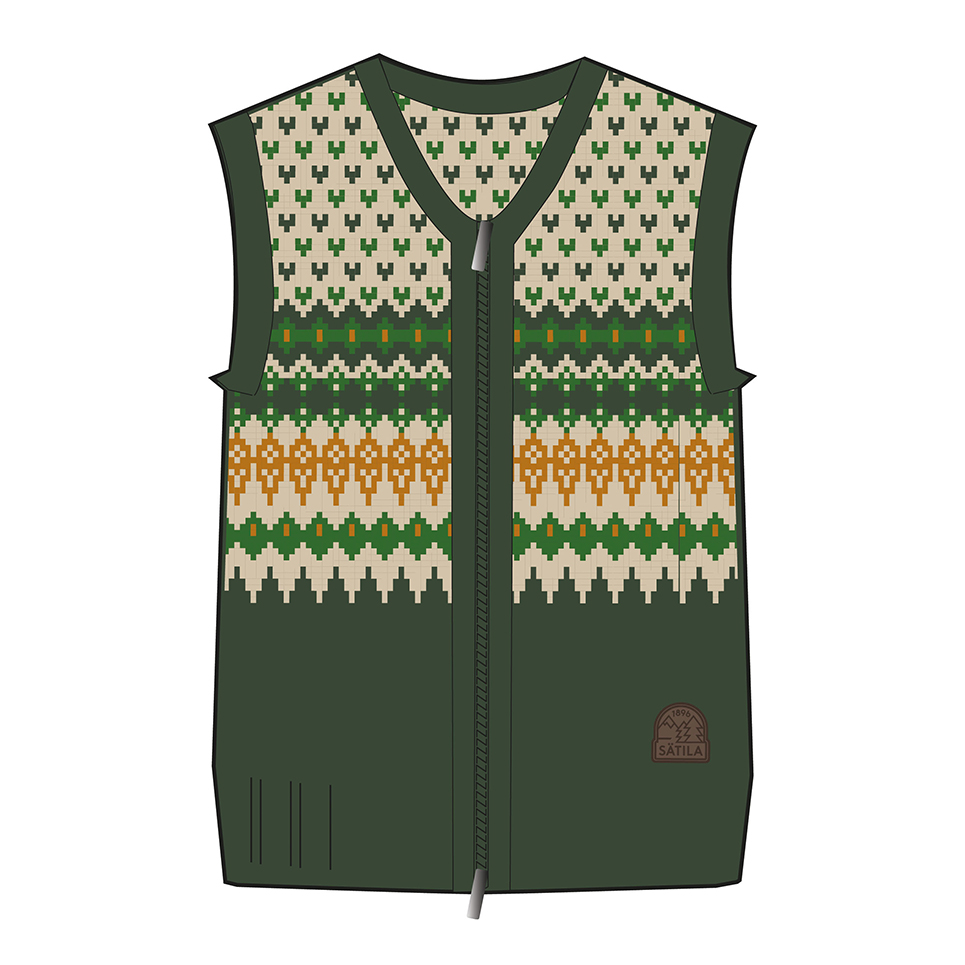 Sätila Sarek vest green L