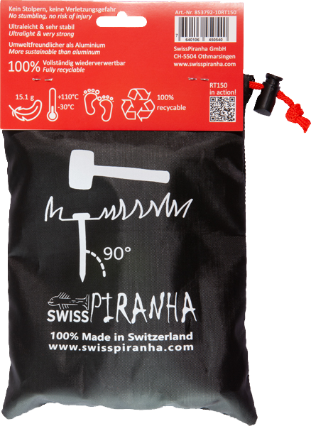 Swiss Piranha Zeltheringe RT150 (10er-Set im Säckli)