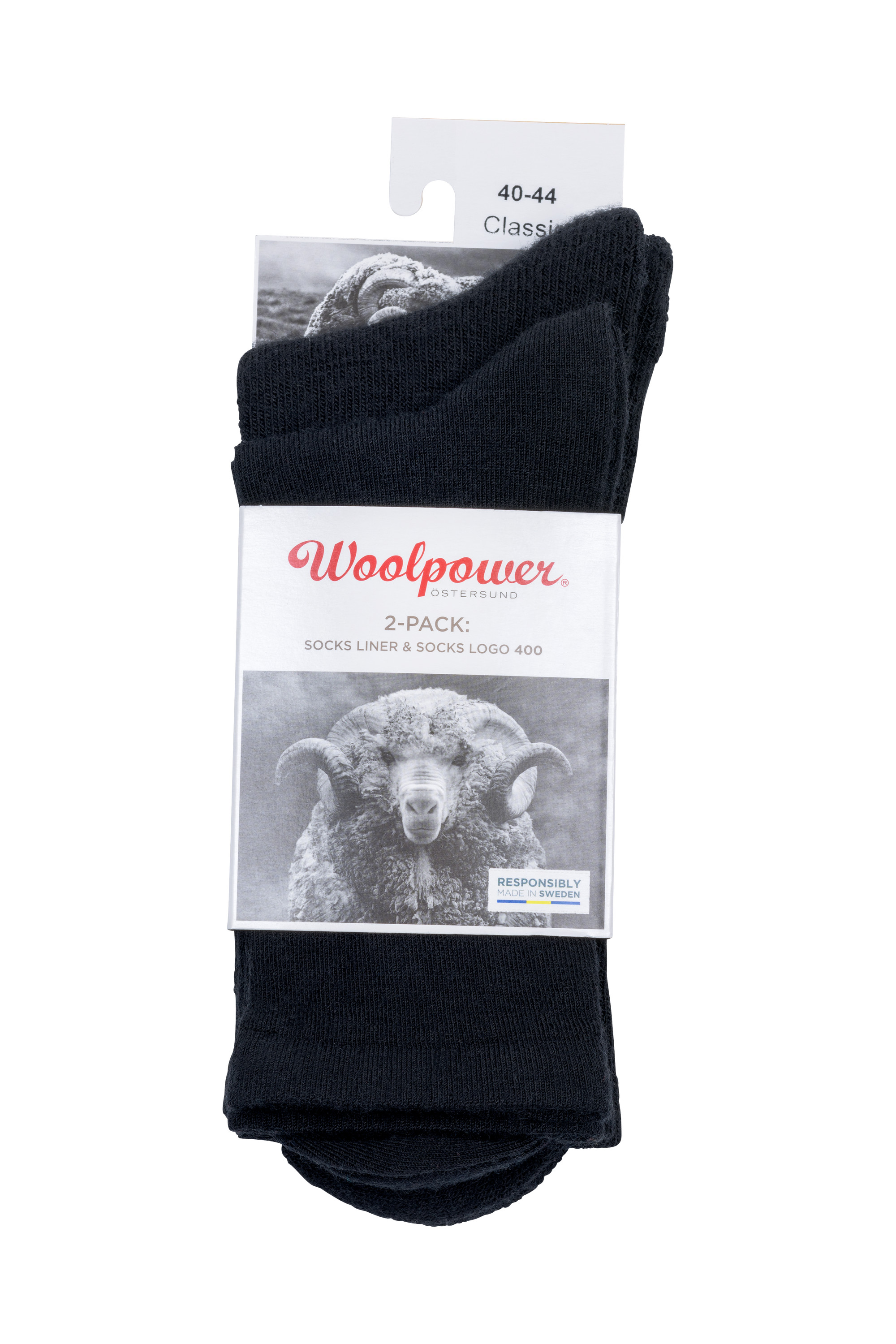 WP Socks 2-Pack Classic Logo 36-39