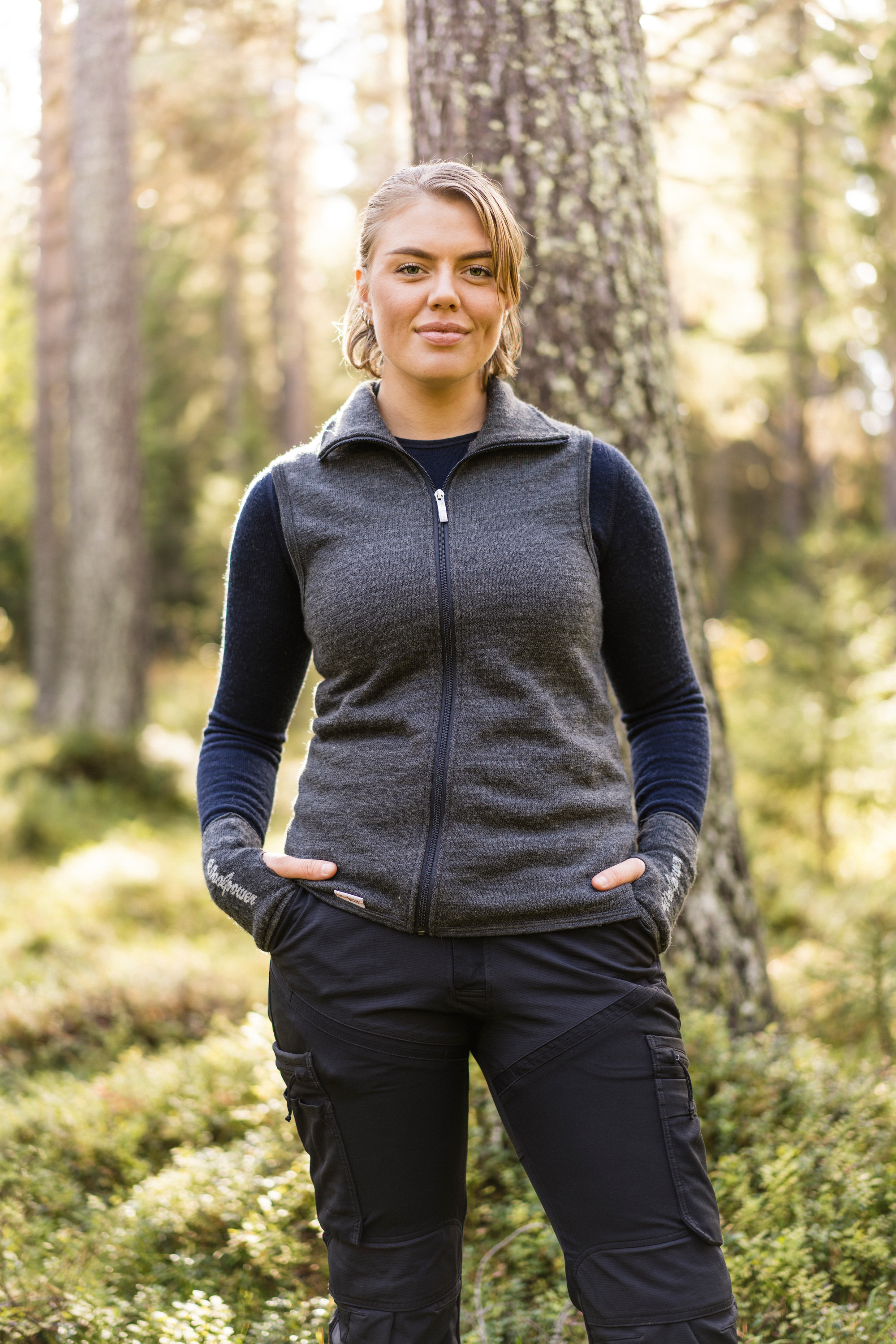 WP Vest 400 grey XXS