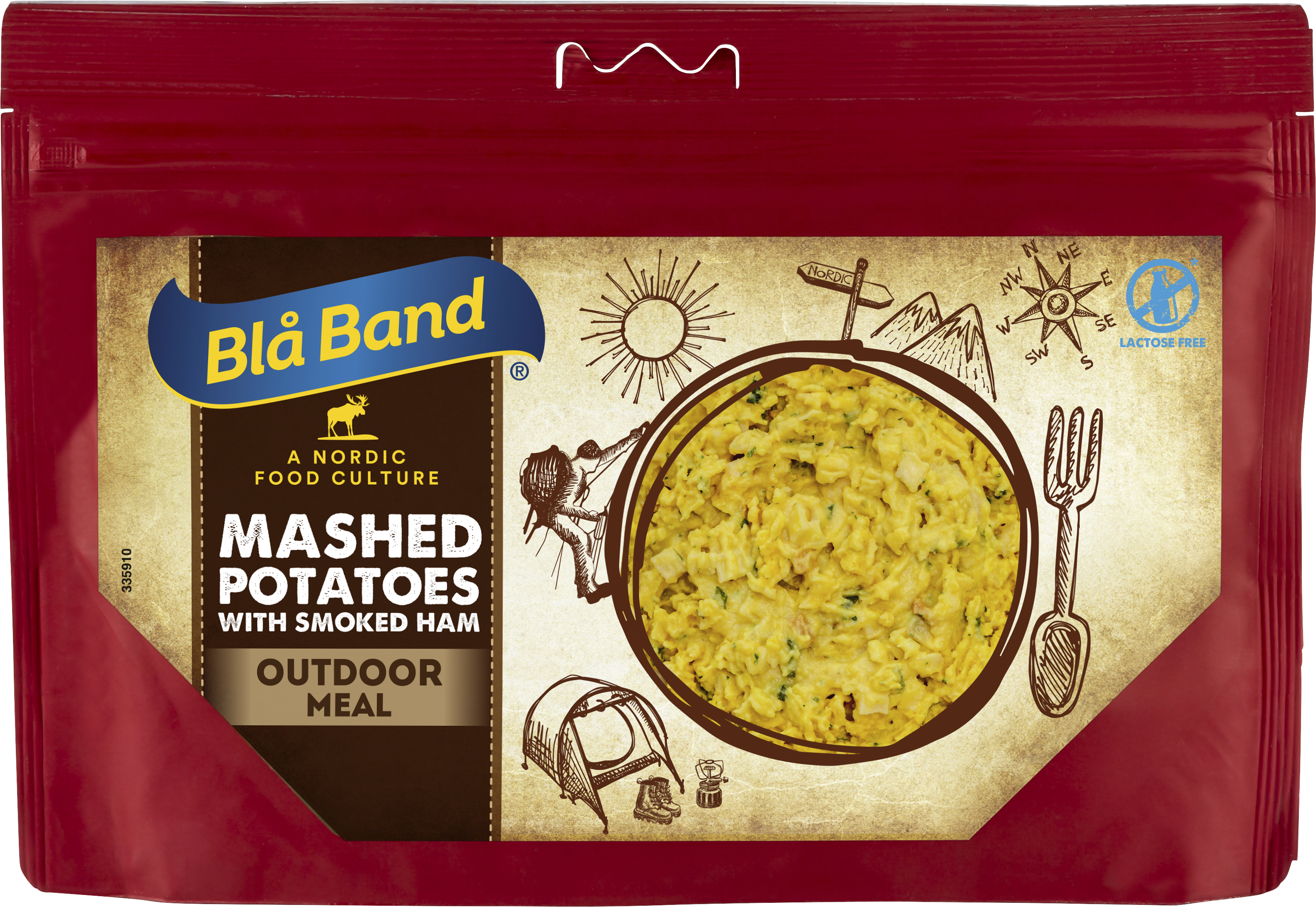 Blå Band Kartoffelpüree mit geräuchertem Schinken