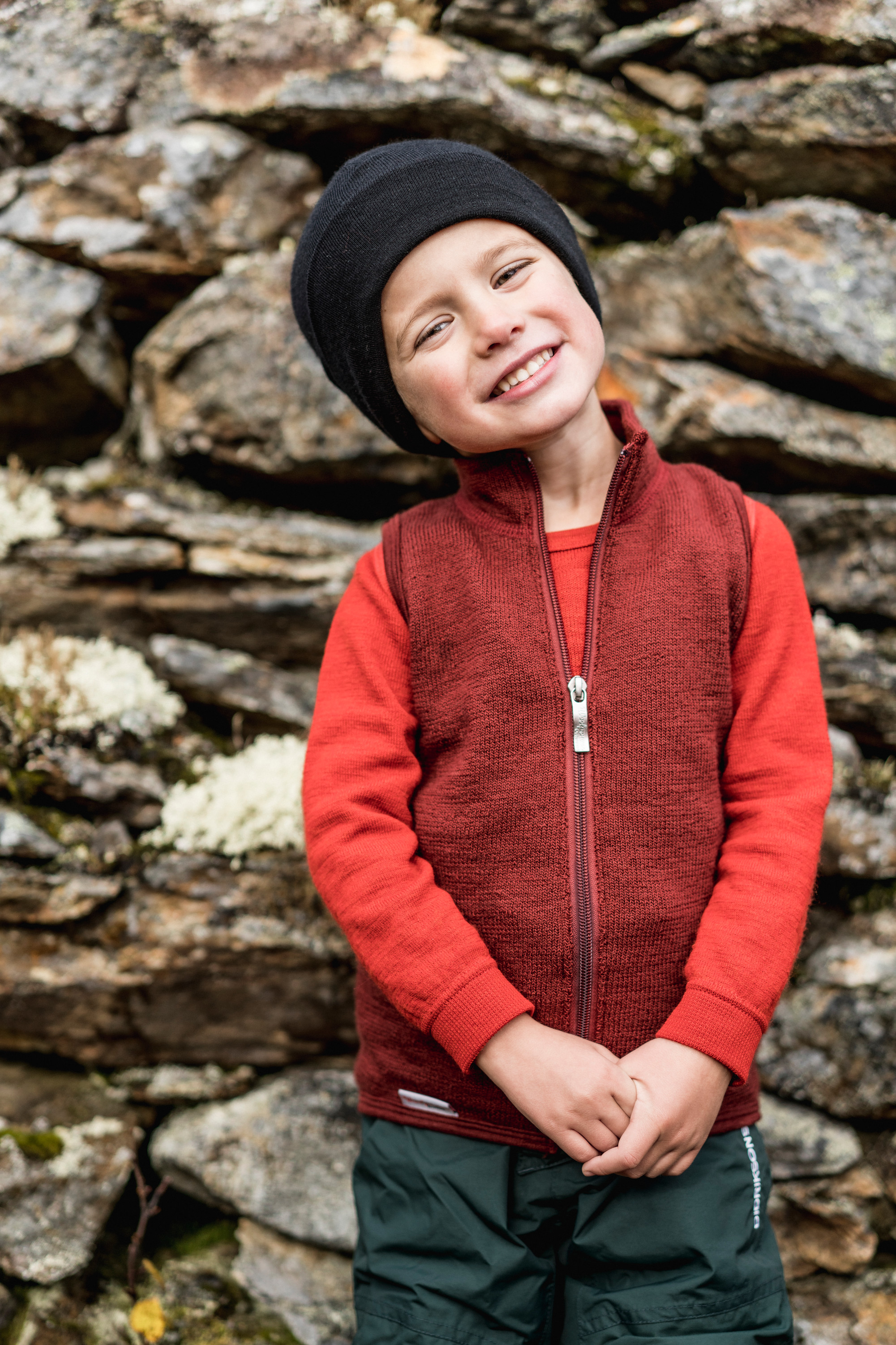 WP Kids Vest 400 rust red 86/92 (1,5-2 J.)