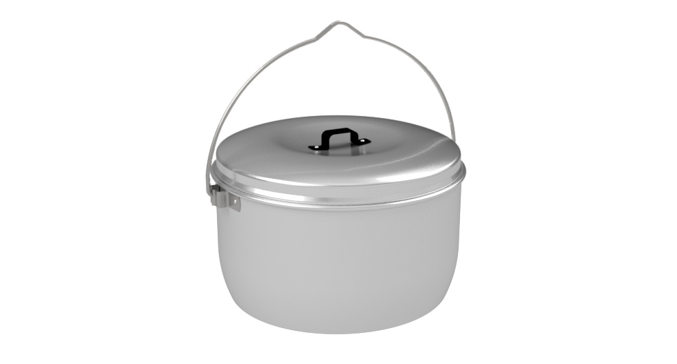 TR Lagerkessel Alu 4,5 l mit Deckel